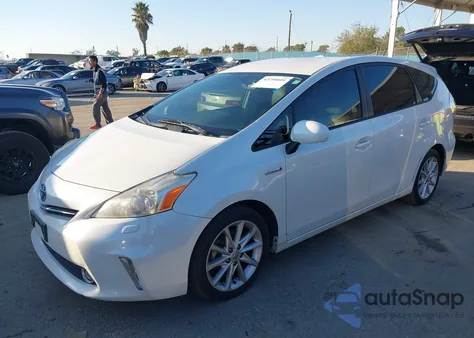 2012 Toyota Prius V Five from USA, damaged, VIN JTDZN3EU6C3138814